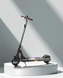 QnQ Electric Scooter 500W Peak Motor, 12 Miles Range & 15 MPH, 8" Flat-Free Tires, UL Certified, Foldable Electric Scooter for Adults, Teens and Big Kids (Black)