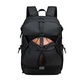 UtiaMiaoGonGo Basketball Backpack with Ball and Shoes Compartment Large Basketball Bag Backpack for Men Women Fit Volleyball, Soccer, Football, Sports Training Equipment Bags, Black
