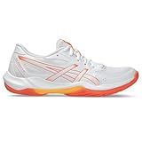 ASICS Women's Gel-Rocket 12 Volleyball Shoes, 7, White/Vivid Coral