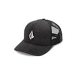 Volcom Mens Full Stone Cheese Trucker Hat Charcoal Heather One Size