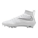 Nike Vapor Edge 360 Untouchable Men's Football Cleats (FQ0235-102, White/Metallic Silver/Black) Size 10.5