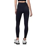 Butt Lifting Leggings for Women Tummy Control Yoga Pants with Pockets No Front Seam Workout Leggings Butter Soft High Waisted Black M