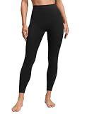CRZ YOGA No Front Seam Leggings 25" Black Medium