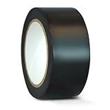 GGR SUPPLIES T.R.U. CVT-536 Black Vinyl Pinstriping Dance Floor Tape: 2 in. Wide x 36 yds. Several Colors