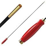 Tuffman Tools, One Piece Carbon Fiber Cleaning Rod 36" Suitable for .22 to .50 Caliber Rifles and Shotgun with Rotating Handle and Hanging Hole - Gun Cleaner Rod for AR Cleaning Kit and Rifle 22