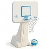 Dunn-Rite PoolSport Swimming Pool Basketball Hoop w/Ball, Base, & 13.5 Inch Stainless Steel Rim