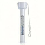 Pool Thermometer Floating, Water Temperature Thermometer with String, Large Size Easy Read & Shatter Resistant Pool Accessories for Outdoor & Indoor Swimming Pools, Spas, Hot Tubs & Aquariums.(White)