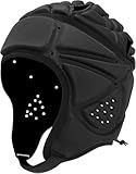 Rugby Headguards, Soft Football Helmet, Youth 7v7 Rugby Helmet Soft Padded Headgear Rugby Scrum Cap Soccer Padded Headguard Autism Special Needs Head Protection for Adults Kids