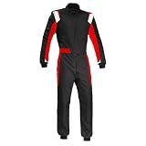 Jueshanzj Kart Racing Suit One Piece Track Racing Suit Karting Suit Black L