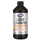 NOW Foods Sports Nutrition, L-Carnitine Liquid 1000 mg, Highly Absorbable, Citrus, 16-Ounce