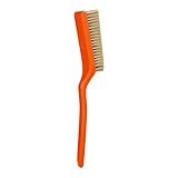 Oso Supply Co Premium Bouldering Brush – Durable Ergonomic Rock Climbing Hold Cleaner with Natural Boar’s Hair Bristles for Indoor & Outdoor Climbing Use (Orange)