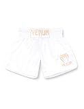 Venum Muay Thai Shorts Classic - White/Gold - M