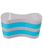 Sporti Pull Buoy for Women & Men Competitive, Swim Trainer Gears, Swim Buoy for Lap Swimming, EVA 5-Layer Pull Buoy Leg Float - Grey/Teal