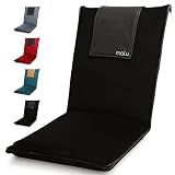 malu Floor Chair Padded w/Back Support - Japanese Chair Meditation Cushion