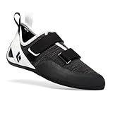 BLACK DIAMOND Men's Momentum Climbing Shoes, Strap, White-Black, 11.5