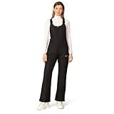 Arctix Women's Essential Insulated Bib Overalls, Black, Large Short