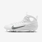 Nike Men's Huarache 9 Elite Mid Lacrosse Cleats (White | Black, M 11 / W 12.5)