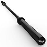 HANDBODE 7 ft Olympic Barbell, 45 lb Bar, 2-Inch Sleeves, Black