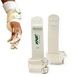 Reisport Women's Uneven Bar Double Buckle Gymnastics Grips - Durable Leather Hand Grips for Gymnastics Bars Women & Girls - Gymnastics Equipment & Accessories Advanced Gymnasts, Made in USA - Medium