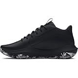 Under Armour Unisex Lockdown 7, (003) Black/Black/Metallic Silver, 10, US