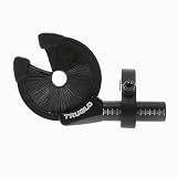 TRUGLO EZ-Rest Capture-Style Contained-Brush Left-Hand Convertible Ultra-Lighweight Quiet Tough All-Weather Black Archery Arrow Rest
