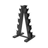 CAP A-Frame Hex Dumbbell Rack, 150lb Capacity, Holds 5-25lb Pairs