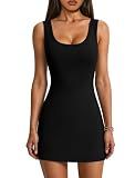DLOODA Womens Athletic Dress Mini Tennis Dress Built in Shorts with Pockets