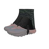 UNIQOCK Low Gaiters,Ankle Gaiters,Snow Boot Guard Gators,Shoe Gaiters,Gators for Hiking Boots,Leg Gaiters,Waterproof Hiking Gaiters for Hunting,Running,Snow,Mountain Climbing