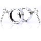 Fox Claw Olympic Barbell Collar for 2" Olympic Bar, Barbell Clamp Clips, Pair of Quick Release Stainless Steel Collars for Workout Weightlifting Fitness Pro Training