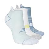 Skechers Women's 3-Pack Pickleball Low Cut Socks, Blue Combo, 9-11