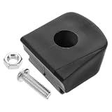 Kisangel Roller Skate Toe Stoppers, Universal Brake Block Replacement for Quad and Inline Skates, Non-Slip Rubber Brake Pad with Mounting Hardware