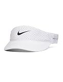 Nike Dri-Fit ADV Ace Tennis Visor, White/Anthracite/Black, Large/X-Large