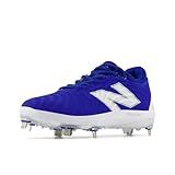 New Balance Women's FuelCell Fuse V4 Metal Softball Shoe, Team Royal/Optic White, 10