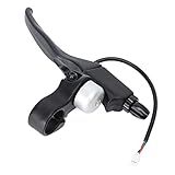 Yuecoom Electric Scooter Handbrake, Brake Lever with Bell, HallEffect Waterproof Aluminum Alloy Handle Controller for xiaomi E-Scooter Replacement Brake Lever