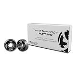 Bont Pro Racing 608 Skate Bearings - Inline and Roller Skate Bearings for Quad and Speed Skating -16 Pack - Fits Skateboard and Scooter