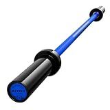 RitFit 4FT Olympic Barbell, Black/Blue
