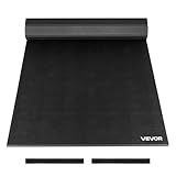 VEVOR 10x5 ft Wrestling Mat, Martial Arts Thick Mat for Home Gym Workouts Exercise, Waterproof PVC Roll-Up Training Mats for Gymnastics, Tatami, Jiu Jitsu BJJ MMA Judo, Boxing, Black