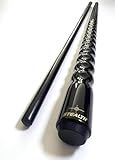 Stealth Cues 55" Black Bomber. Powerful Break Cue – 25 oz Heavy Break Stick with Dooley Handle – 5/16 x 18 Joint for Maximum Impact and Control. Shorter for More Power