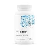 THORNE Chromium Picolinate - Essential Mineral Supplement for Healthy Metabolism Support* - Supports Carbohydrate Cravings* - Dairy, Soy & Gluten-Free - 60 Capsules