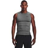 Under Armour Men's Armour HeatGear Compression Tank, 090 GRAY, XL