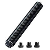 CRICAL Carbon Fiber Pool Cue Extension 8 Inch Billiard Cue Extension with 3 Bumpers Billiard Accessories