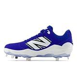 New Balance Men's Fresh Foam X 3000 V7 Baseball Shoe, Team Royal/White, 10.5 M