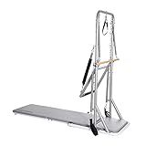 AeroPilates Precision Cadillac Studio Tower Strength and Toning System Equipment Station for Pilates and Workouts, Gray