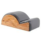MonDAY To SunDAY Pilates Spine Corrector Body Stretching，Pilates Spine Supporter Home Gym Low Load Small Muscle Group Exercise Body Reshaping (Rubber Wood （Gray）)