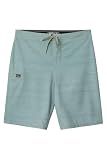 O'NEILL Men's Stoked Boardshorts | 4-Way Stretch, Secure Zip Pocket, Light Green 34