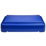 The Step Durable Stackable Step - Aerobic step Platform with Non-Slip Surface - Made in USA - Perfect Steppers for Exercise - Workout Equipment for Home,Blue