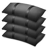 200 LBS Umbrella Base Weights Sandbags, 4 Packs Sand Bags for Weight, Weatherproof Fillable Heavy Duty Weight Sandbag for Outdoor Furniture Backyard Umbrella Garden Trampoline Poolside Accessories