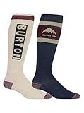 Burton Men's Weekend Midweight Socks (2 Pack), Nightfall, L