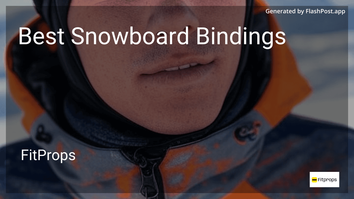 Smart Snowboard 6 Best Snowboard Bindings in June 2026