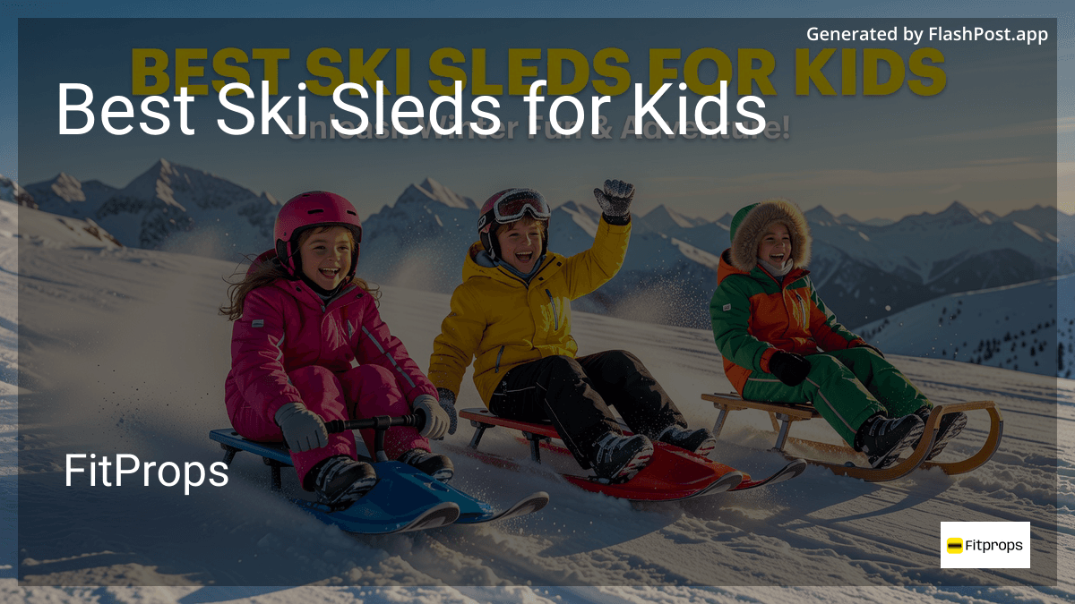 Slrds 6 Best Ski Sleds for Kids in July 2026